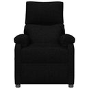 vidaXL fekete szövet elektromos dönthető fotel