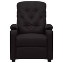 vidaXL fekete műbőr elektromos dönthető fotel