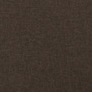 vidaXL sötétbarna szövet elektromos dönthető fotel