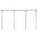 vidaXL bambusz pergola 385 x 40 x 205 cm