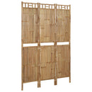 vidaXL 3 paneles bambusz térelválasztó 120 x 180 cm