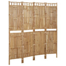 vidaXL 4 paneles bambusz térelválasztó 160 x 180 cm