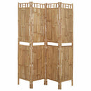 vidaXL 4 paneles bambusz térelválasztó 160 x 180 cm