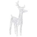 vidaXL akril rénszarvasos-szános karácsonyi dekoráció 320 LED-del