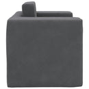 vidaXL antracitszürke puha plüss gyerek kanapéágy