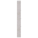 vidaXL betonszürke szerelt fa cipőszekrény 59x17x150 cm