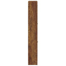 vidaXL füstös tölgy színű szerelt fa cipősszekrény 59x17x108 cm