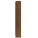 vidaXL barna tölgyszínű szerelt fa cipősszekrény 59 x 17 x 150 cm