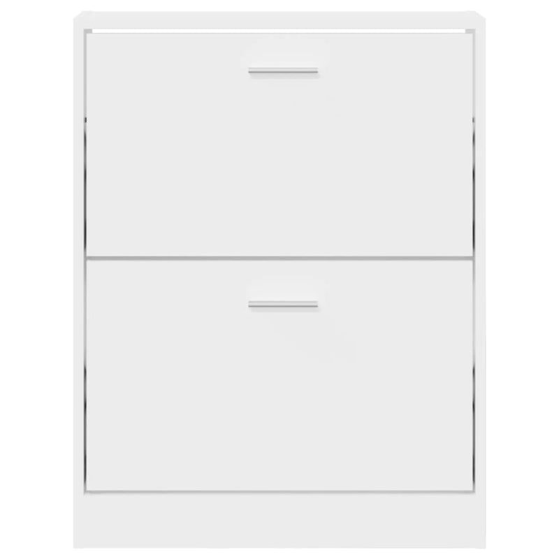 vidaXL fehér, rétegelt fa cipősszekrény 59 x 17 x 81 cm