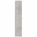 vidaXL betonszürke szerelt fa cipőszekrény 59 x 17 x 81 cm