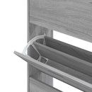 vidaXL szürke sonoma színű szerelt fa cipősszekrény 63x24x147 cm