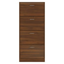 vidaXL barna tölgy színű szerelt fa cipősszekrény 63x24x147 cm