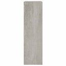 vidaXL betonszürke szerelt fa cipőszekrény 63x24x81 cm