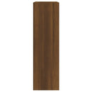 vidaXL barna tölgyszínű szerelt fa cipősszekrény 63x24x81 cm