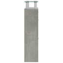 vidaXL betonszürke szerelt fa cipőszekrény 63x24x104 cm