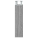 vidaXL szürke sonoma színű szerelt fa cipősszekrény 63x24x104 cm