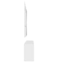 vidaXL 3 az 1-ben fehér szerelt fa cipőszekrény szett