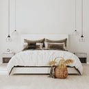 vidaXL 2 db betonszürke éjjeliszekrény fiókkal