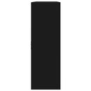 vidaXL fekete 8-rekeszes bemutatópolc