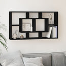 vidaXL fekete 8-rekeszes bemutatópolc