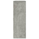 vidaXL 8-rekeszes betonszürke fali bemutatópolc