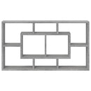 vidaXL szürke sonoma színű 8-rekeszes bemutatópolc