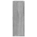 vidaXL szürke sonoma színű 8-rekeszes bemutatópolc