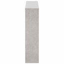 vidaXL betonszürke 2 szintes cipőszekrény tükörrel 63 x 17 x 67 cm