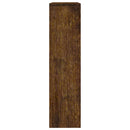 vidaXL füstös tölgy 2 szintes cipőszekrény tükörrel 63 x 17 x 67 cm