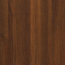vidaXL barna tölgyszínű 3 szintes cipőszekrény tükörrel 63x17x102,5 cm
