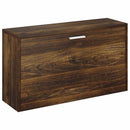 vidaXL füstös tölgy színű szerelt fa cipőtároló pad 80 x 24 x 45 cm