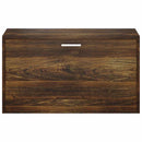 vidaXL füstös tölgy színű szerelt fa cipőtároló pad 80 x 24 x 45 cm