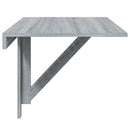 vidaXL szürke sonoma szerelt fa összecsukható fali asztal 100x60x56 cm