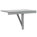 vidaXL szürke sonoma szerelt fa összecsukható fali asztal 100x60x56 cm