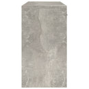 vidaXL betonszürke faanyag fiókos/rekeszes íróasztal 100x40x73 cm