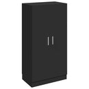 vidaXL fekete szerelt fa cipősszekrény 55 x 35 x 108 cm