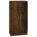 vidaXL füstös tölgy színű szerelt fa cipősszekrény 55 x 35 x 108 cm