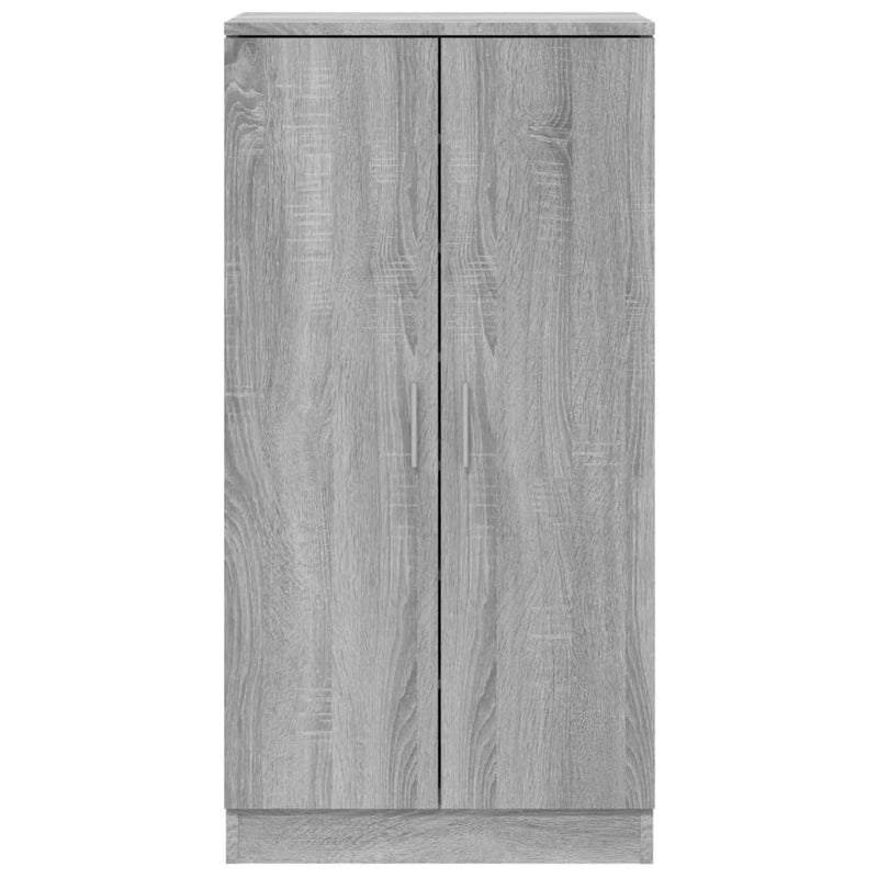 vidaXL szürke sonoma színű szerelt fa cipősszekrény 55 x 35 x 108 cm