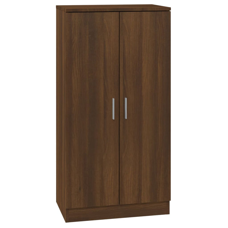 vidaXL barna tölgy színű szerelt fa cipősszekrény 55 x 35 x 108 cm