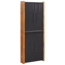 vidaXL fekete 6 paneles térelválasztó 420x180 cm