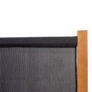 vidaXL fekete 6 paneles térelválasztó 420x180 cm