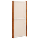 vidaXL fehér 4 paneles térelválasztó 280x180 cm
