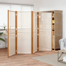 vidaXL fehér 4 paneles térelválasztó 280x180 cm