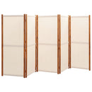 vidaXL fehér 5 paneles térelválasztó 350x180 cm