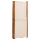 vidaXL fehér 5 paneles térelválasztó 350x180 cm