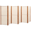 vidaXL fehér 6 paneles térelválasztó 420x180 cm