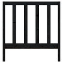 vidaXL fekete tömör fenyőfa ágy fejtámla 81 x 4 x 100 cm