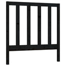 vidaXL fekete tömör fenyőfa ágyfejtámla 96 x 4 x 100 cm