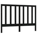 vidaXL fekete tömör fenyőfa ágyfejtámla 156 x 4 x 100 cm