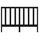 vidaXL fekete tömör fenyőfa ágyfejtámla 156 x 4 x 100 cm